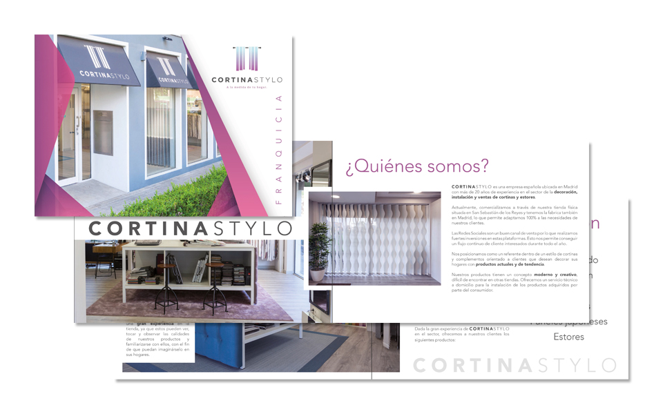 Dossier 12 pag. Cortinas STYLO