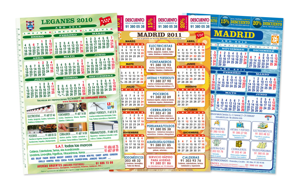 Calendario 2011 Tecnirep