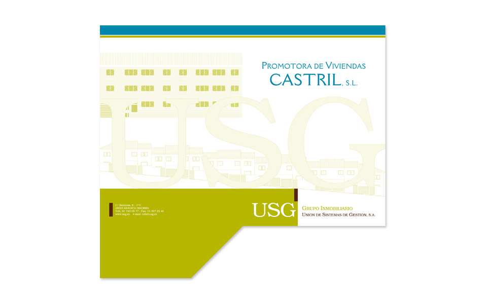Diseño e Impresión Carpeta Castril USG