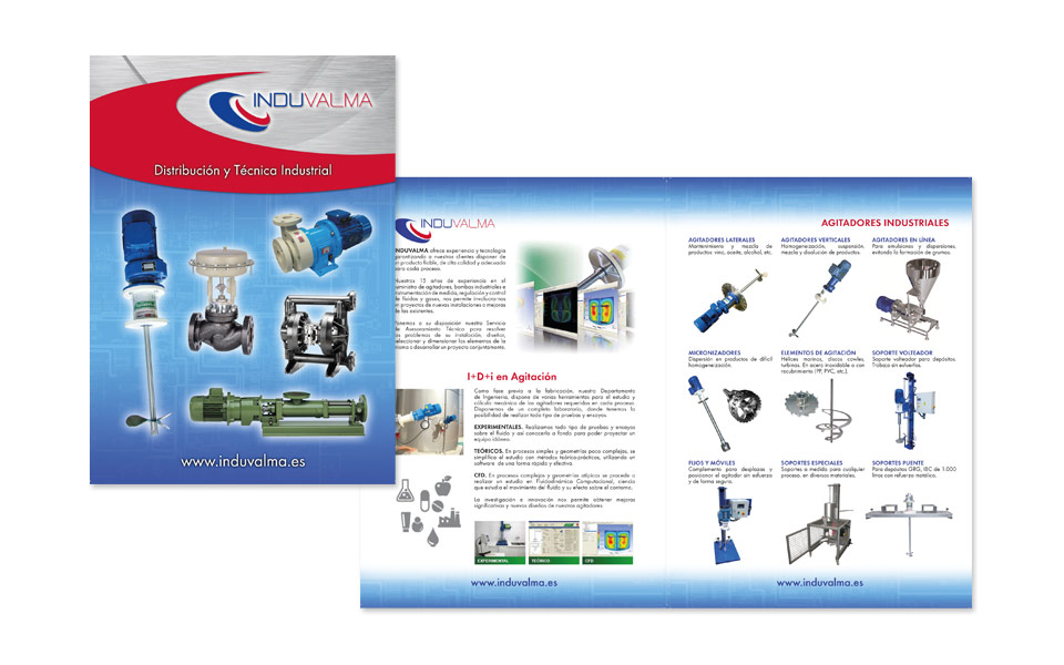 Diseo y Maquetacin Catlogo 8 pag. Induvalma