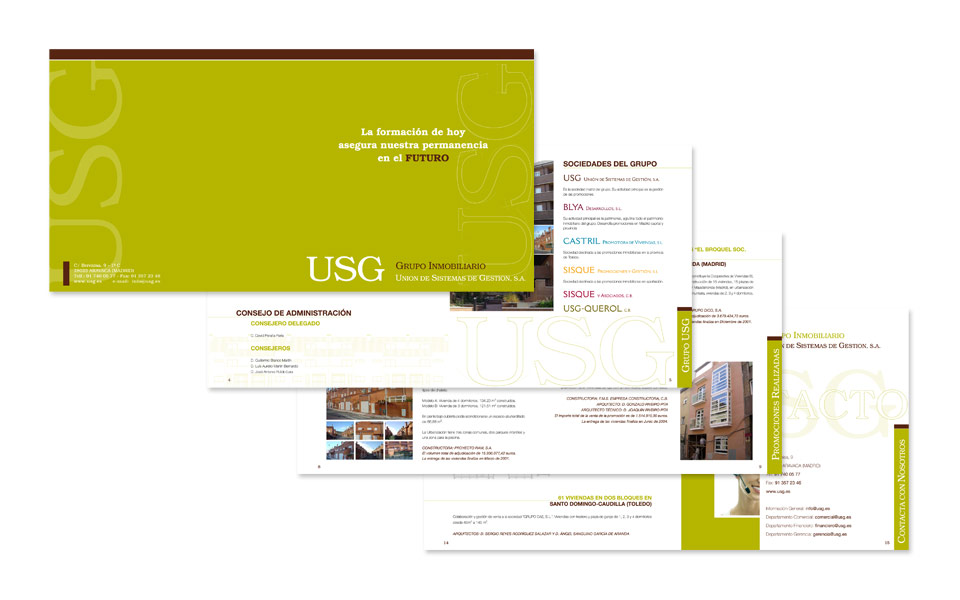 Diseño e Impresión de Folleto para USG