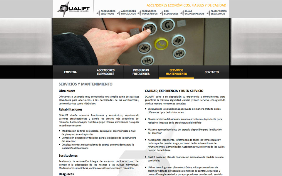 Diseo web DUALIFT