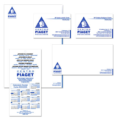 Papelera y Folletos para Centro Piaget