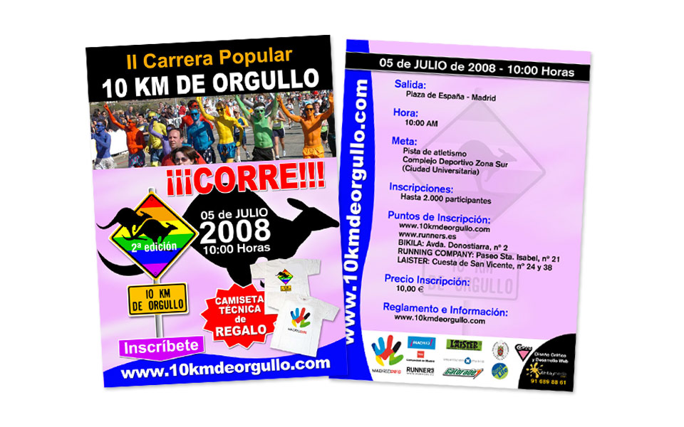 Flyer A5 Carrera 2008