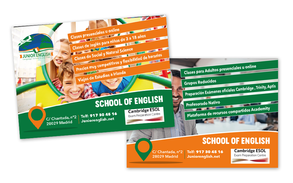 Flyer A5 Junior English