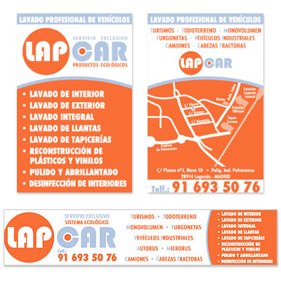 Flyer y Rtulo LapCar