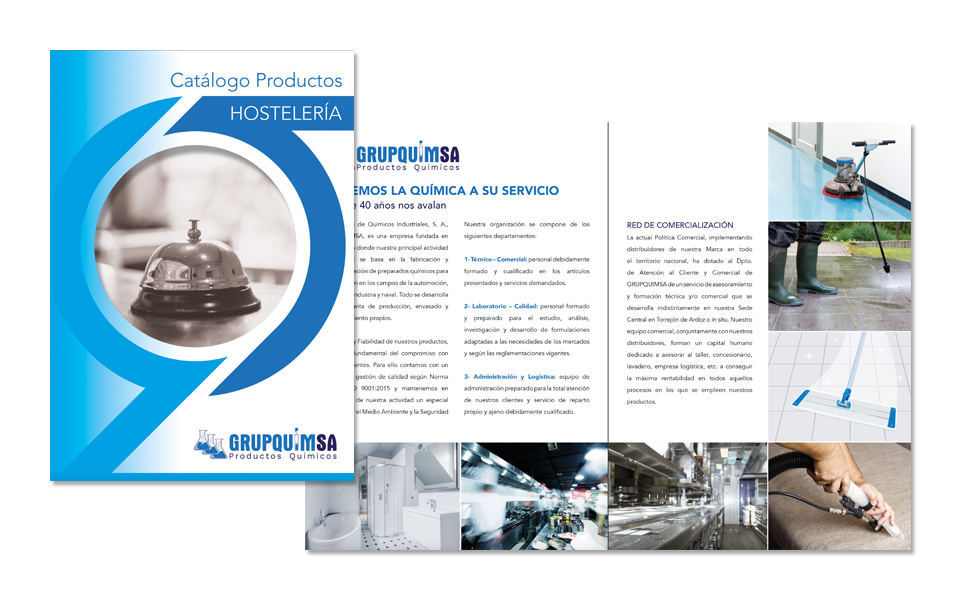 Catálogo 16 páginas de productos hostelería Gupquimsa