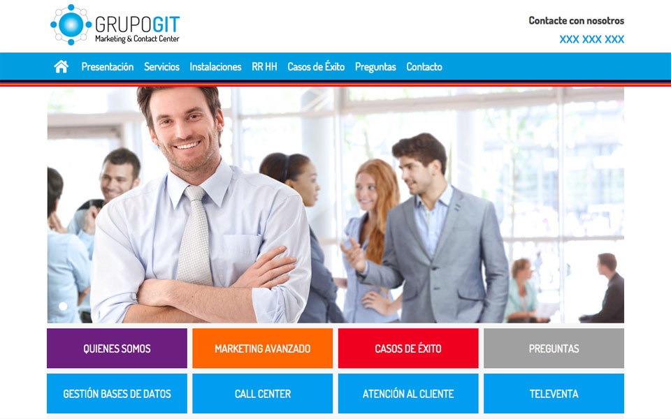 Diseño y programación web GrupoGIT