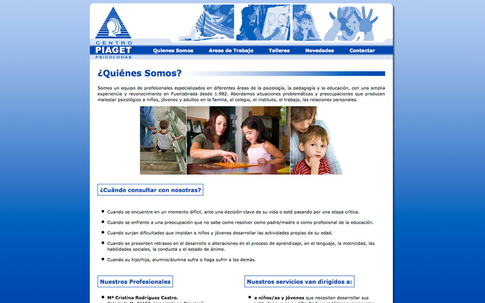 Pagina Web Centro Piaget