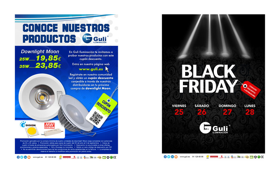 Promociones Guli en Redes Sociales RRSS