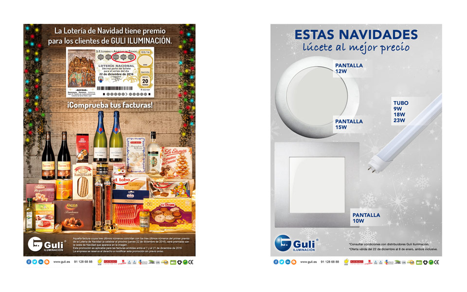Promociones Guli en Redes Sociales RRSS