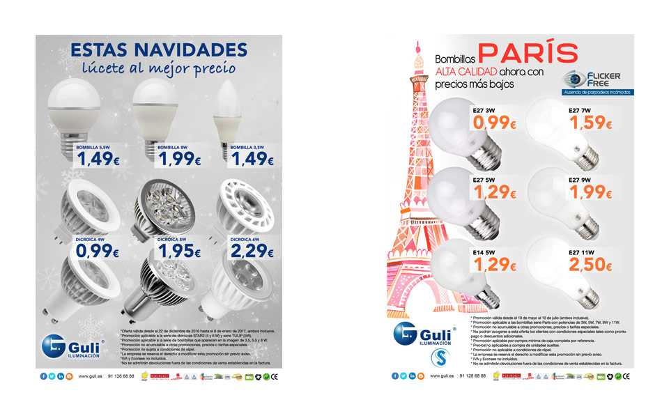 Promociones Guli en Redes Sociales RRSS