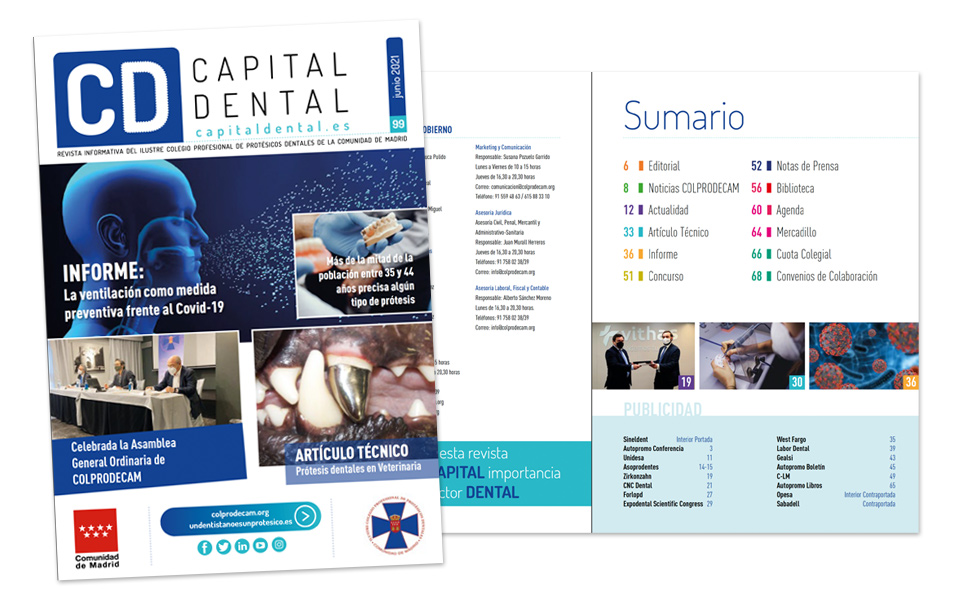 Revista trimestral 76 pag.Capital Dental