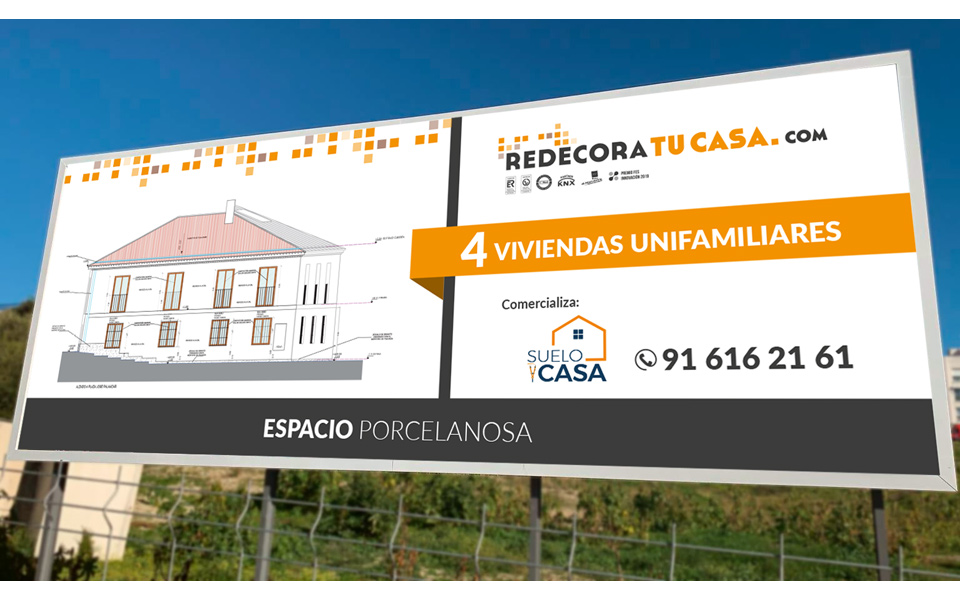 Valla publicitaria promocin Redecoratucasa.com